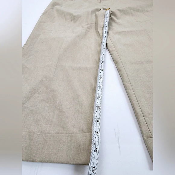 The Limited Women's Khaki Tan Cassidy Fit Capri Cropped Trousers Pants, sz 4 - Picture 6 of 8